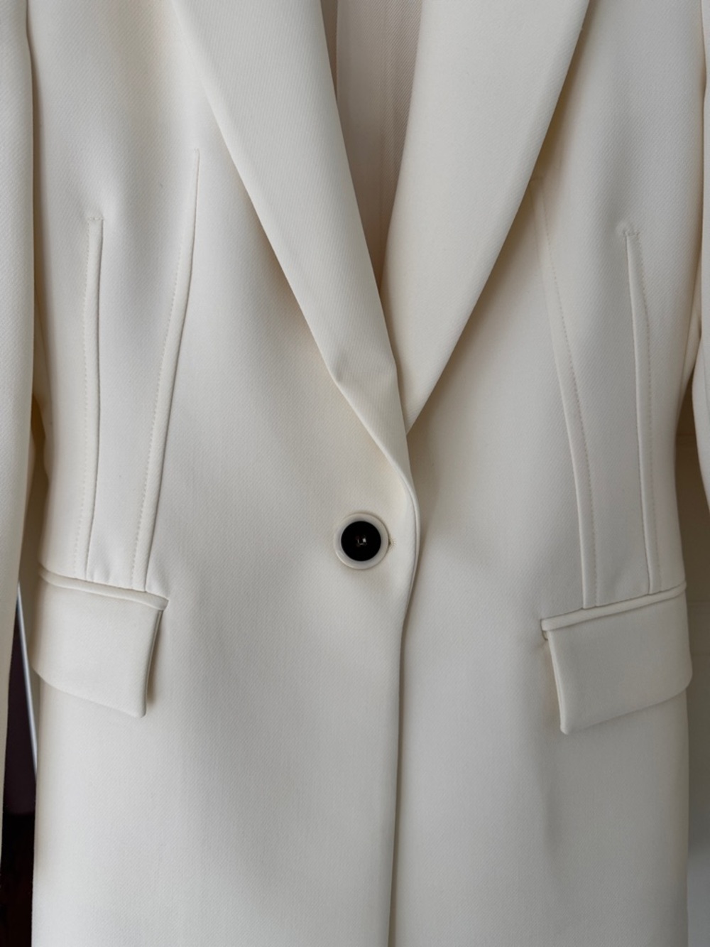 Zara Cream Tailored Flared Dress Pants - Picture 4 of 5